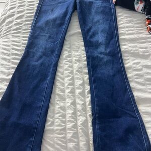 Flying Monkey Dark Blue Flare Jeans